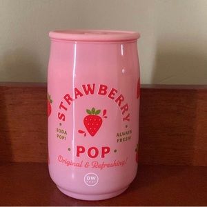 Strawberry Pop Mini Soda Candle